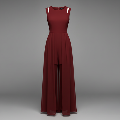 Sleeveless Wide Leg Jumpsuit | Women's Jumpsuit for Summer