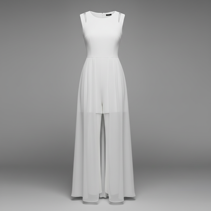 Sleeveless Wide Leg Jumpsuit | Women's Jumpsuit for Summer