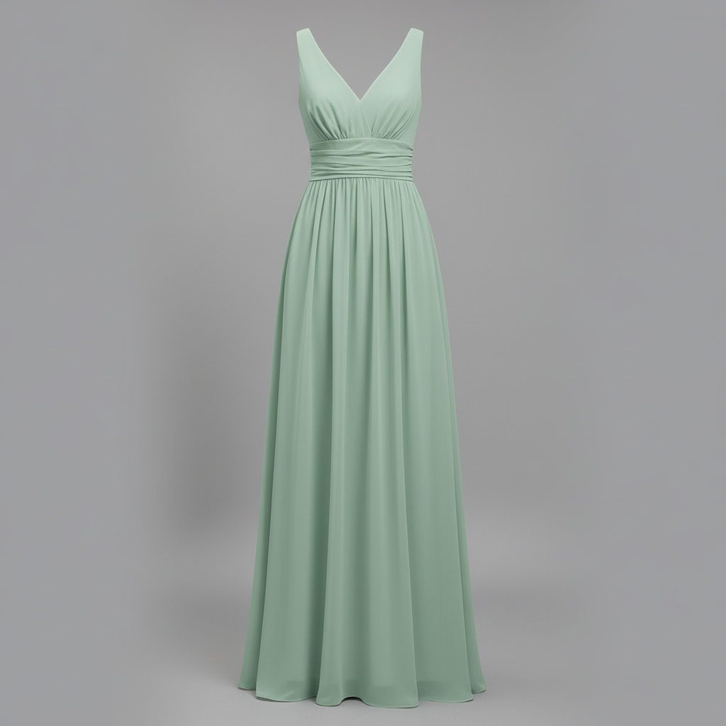 Elegant V-Neck Maxi Dress | Women's Summer Dress