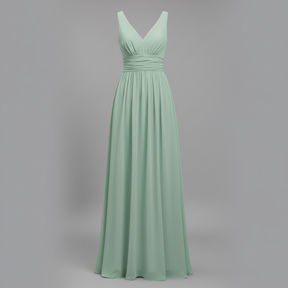 Elegant V-Neck Maxi Dress | Women's Summer Dress