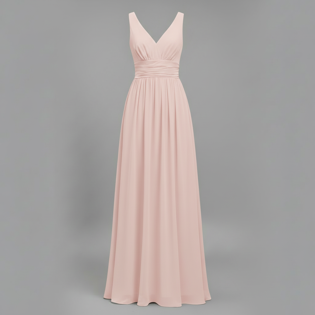 Elegant V-Neck Maxi Dress | Women's Summer Dress