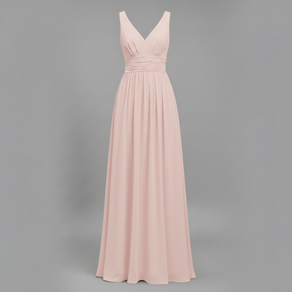 Elegant V-Neck Maxi Dress | Women's Summer Dress