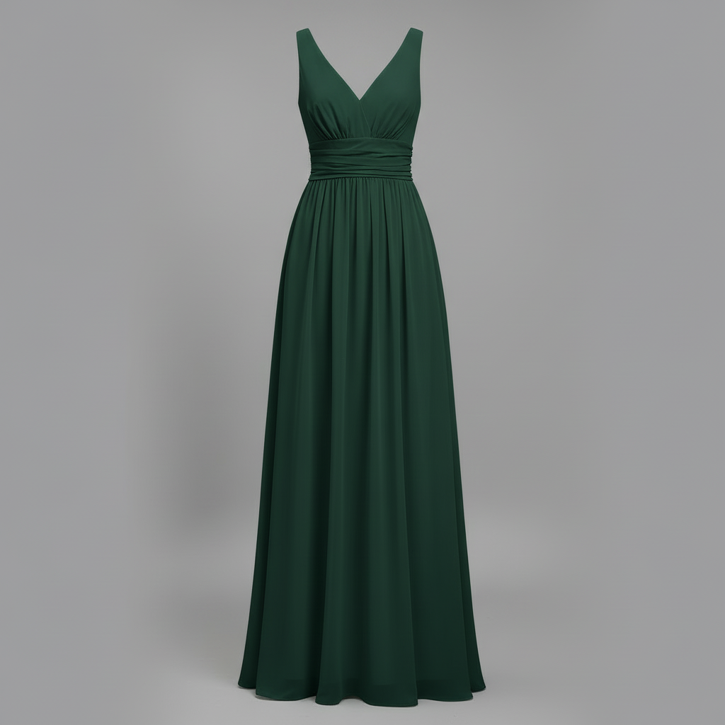 Elegant V-Neck Maxi Dress | Women's Summer Dress