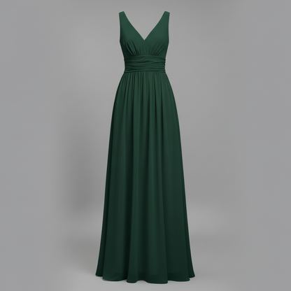 Elegant V-Neck Maxi Dress | Women's Summer Dress