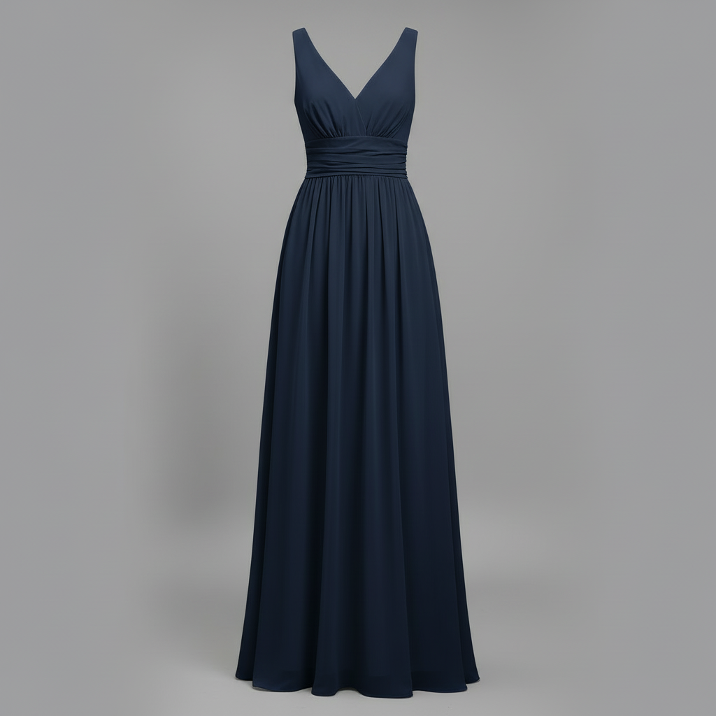 Elegant V-Neck Maxi Dress | Women's Summer Dress