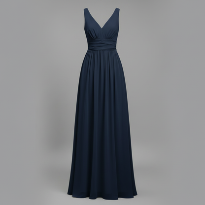 Elegant V-Neck Maxi Dress | Women's Summer Dress