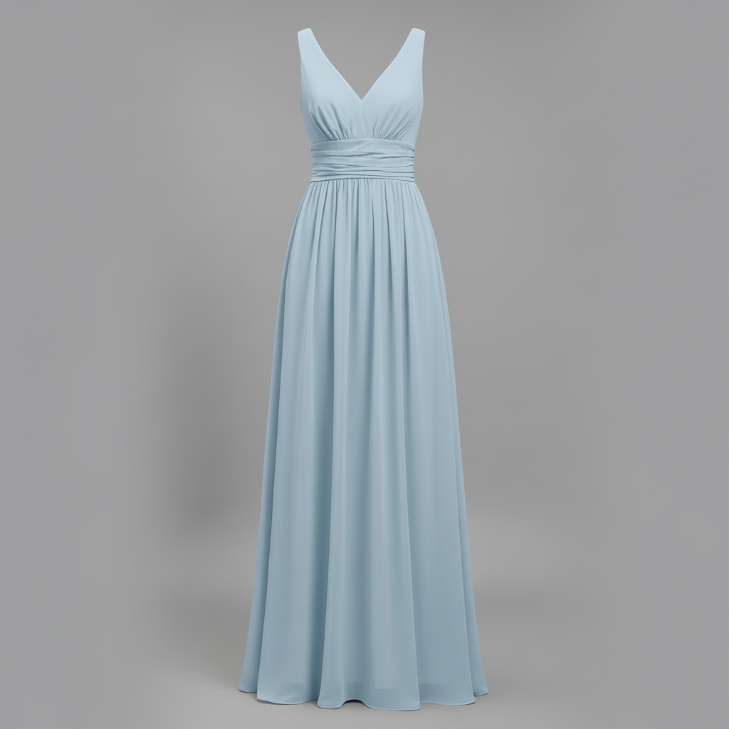 Elegant V-Neck Maxi Dress | Women's Summer Dress