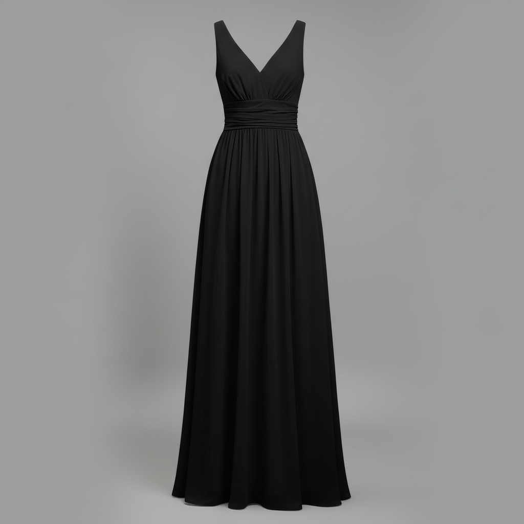 Elegant V-Neck Maxi Dress | Women's Summer Dress