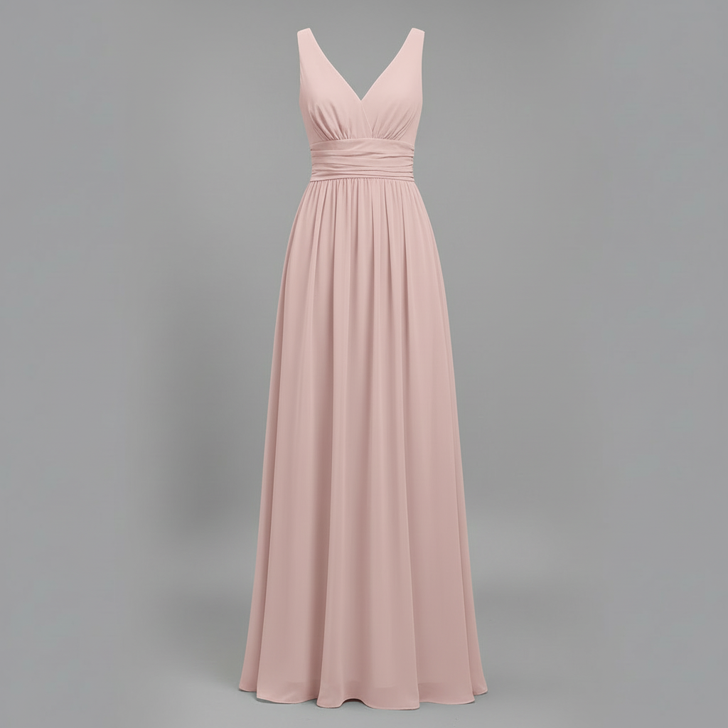 Elegant V-Neck Maxi Dress | Women's Summer Dress