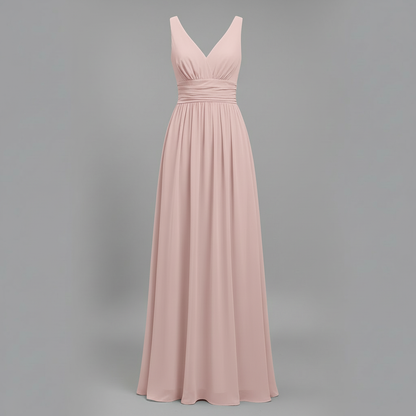 Elegant V-Neck Maxi Dress | Women's Summer Dress