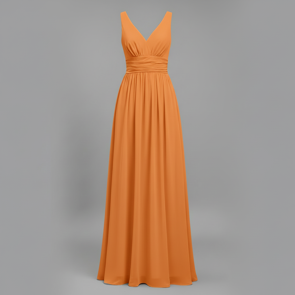 Elegant V-Neck Maxi Dress | Women's Summer Dress