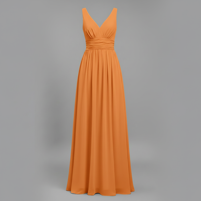 Elegant V-Neck Maxi Dress | Women's Summer Dress
