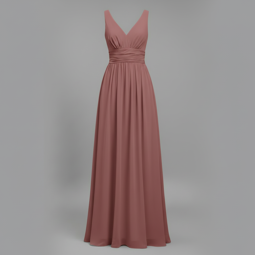 Elegant V-Neck Maxi Dress | Women's Summer Dress