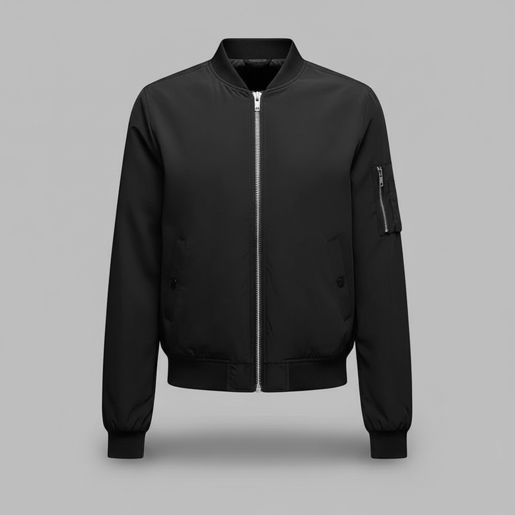Women's Short Bomber Jacket | Casual Women's Jacket