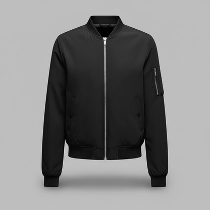 Women's Short Bomber Jacket | Casual Women's Jacket