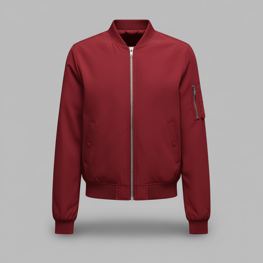 Women's Short Bomber Jacket | Casual Women's Jacket