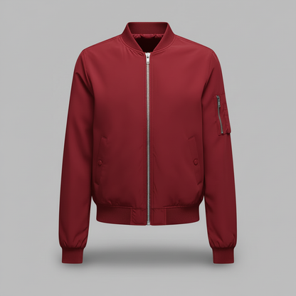 Women's Short Bomber Jacket | Casual Women's Jacket