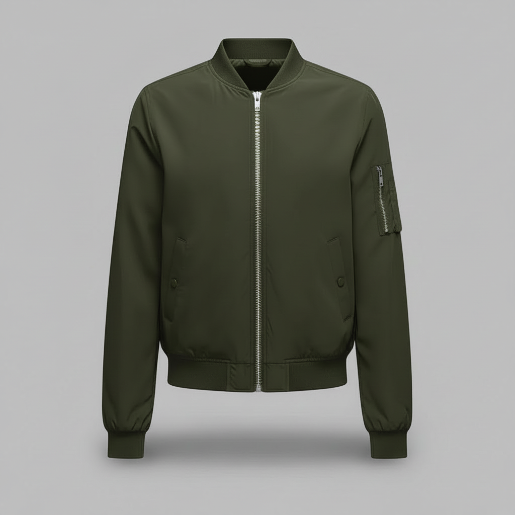 Women's Short Bomber Jacket | Casual Women's Jacket