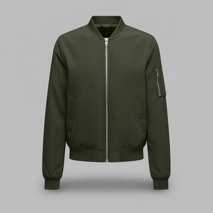Women's Short Bomber Jacket | Casual Women's Jacket