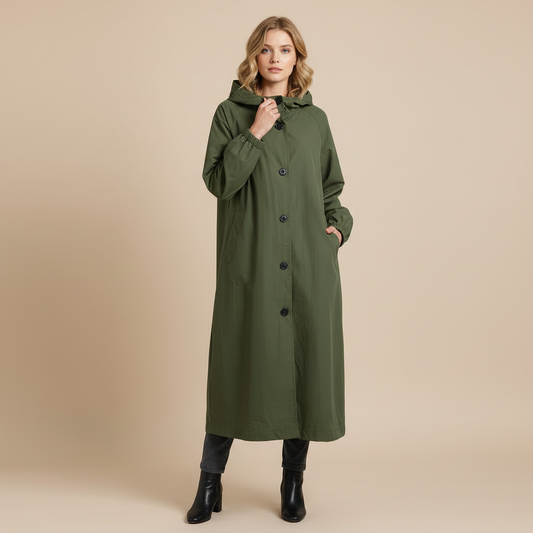 Long Women's Trench Coat | Stylish Winter Outerwear