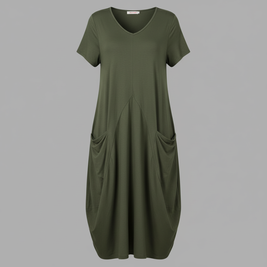 Loose Fitting Summer Midi Dress | Women's Dresses