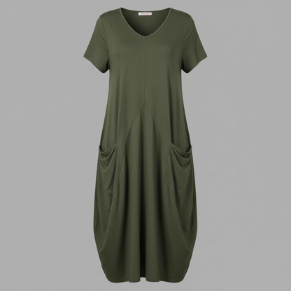 Loose Fitting Summer Midi Dress | Women's Dresses