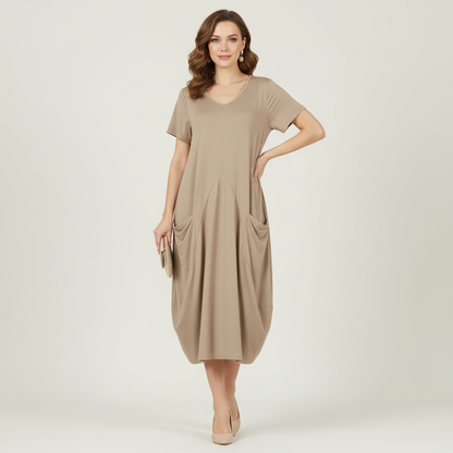 Loose Fitting Summer Midi Dress | Women's Dresses