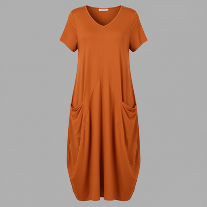 Loose Fitting Summer Midi Dress | Women's Dresses