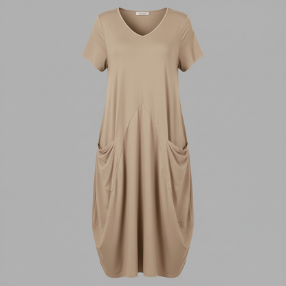 Loose Fitting Summer Midi Dress | Women's Dresses