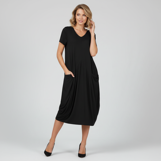 Loose Fitting Summer Midi Dress | Women's Dresses