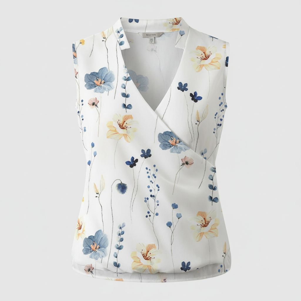 Women's V-Neck Summer Top | Casual Wear